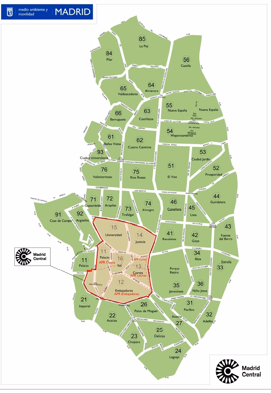 ¿Cuándo van a prohibir la etiqueta B en Madrid?