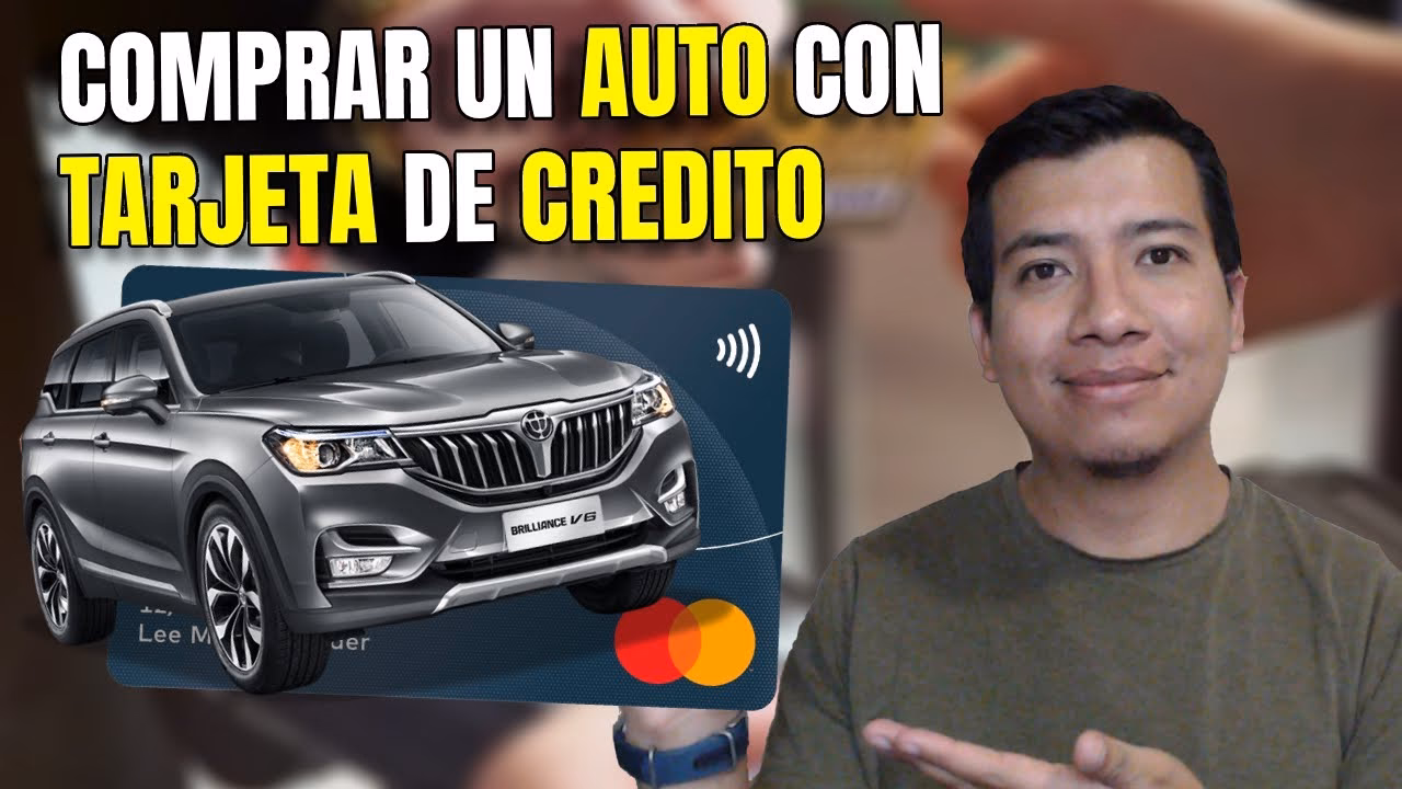¿Puedo usar una tarjeta de crédito para pagar un auto?