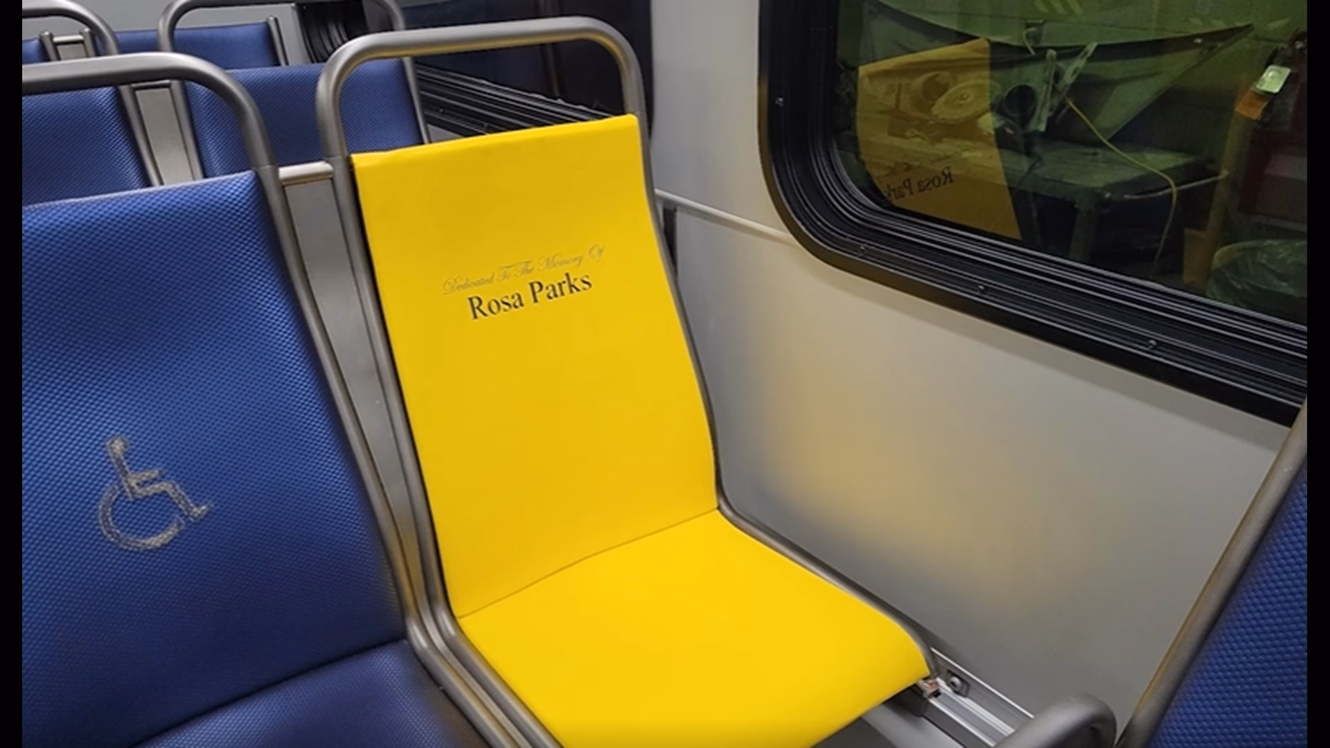 What seat did Rosa Parks sit on?