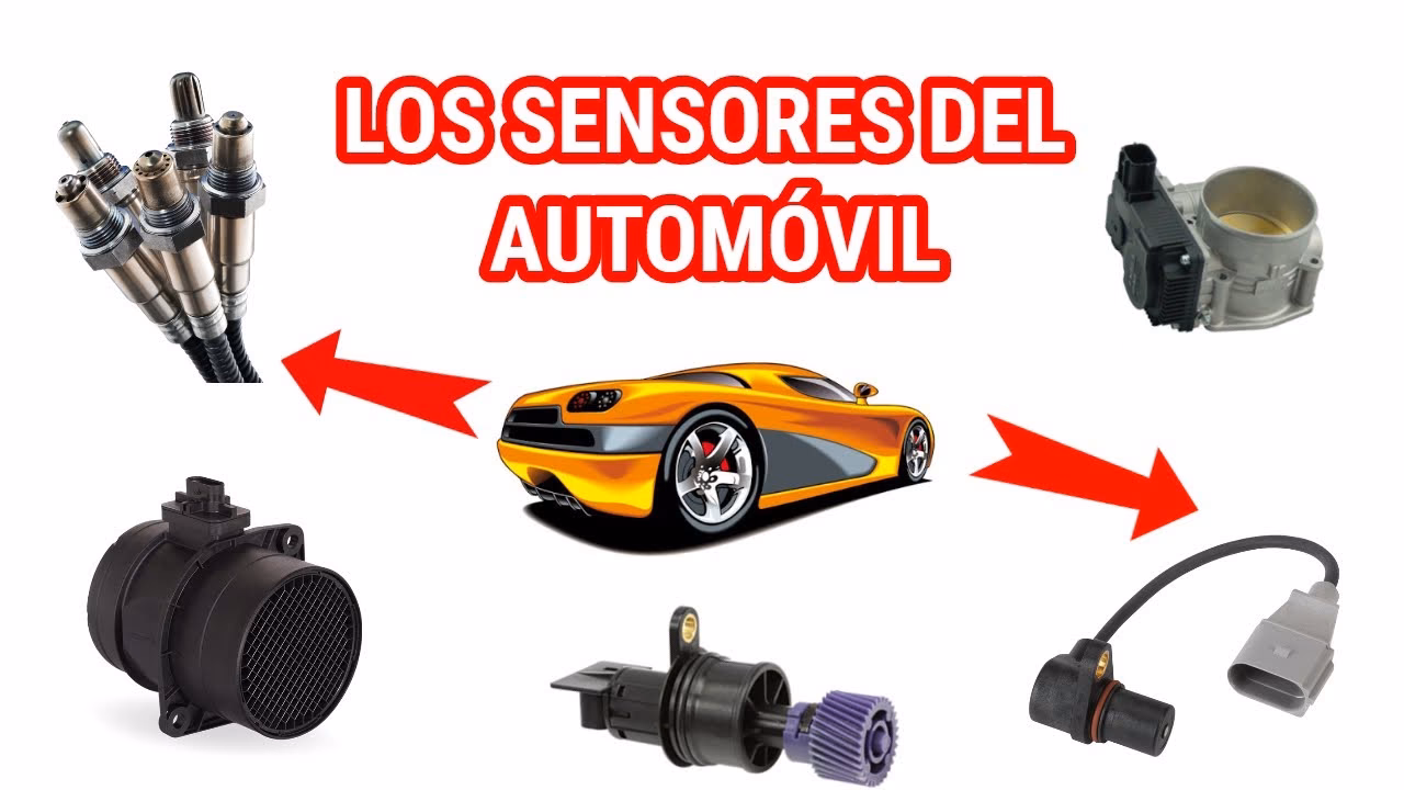 ¿Cuáles son los 5 sensores principales conectados a un motor?