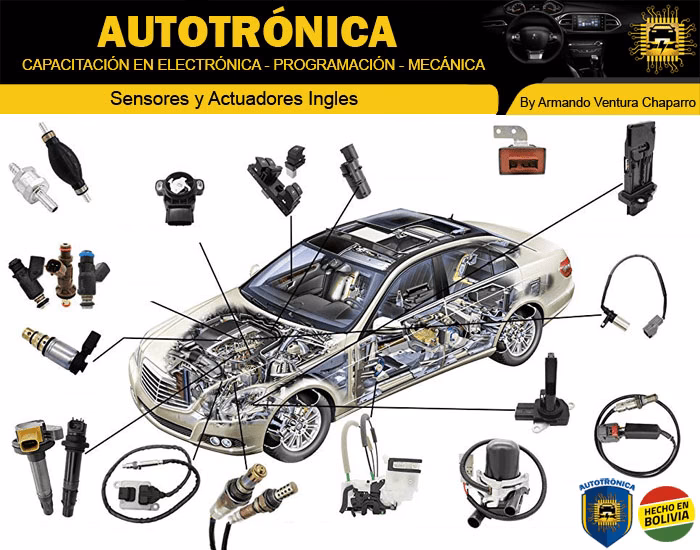¿Qué son los sensores y actuadores en los automóviles?