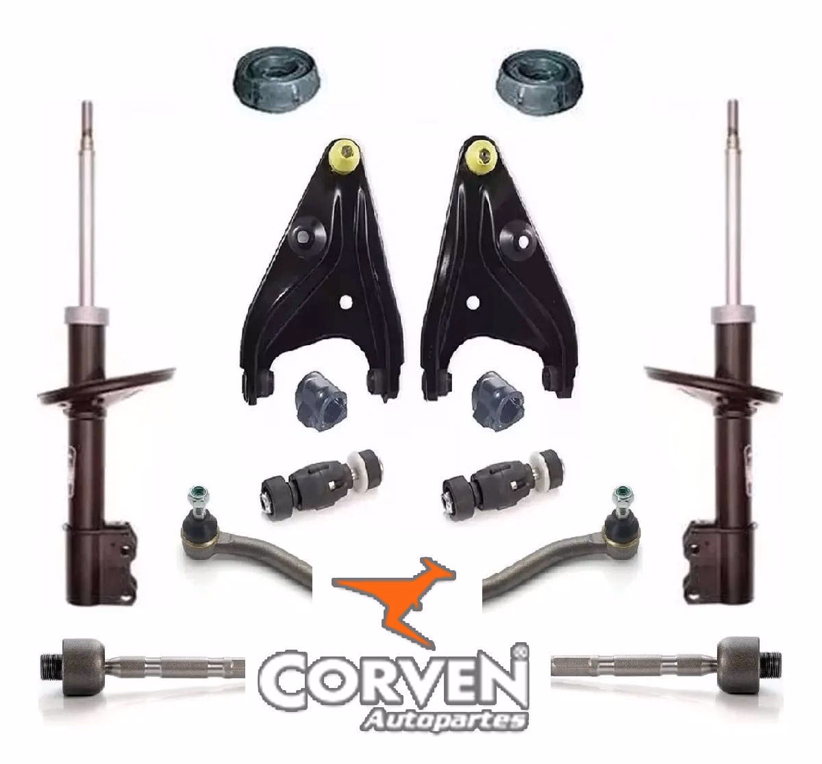 ¿Qué incluye el kit de tren delantero?