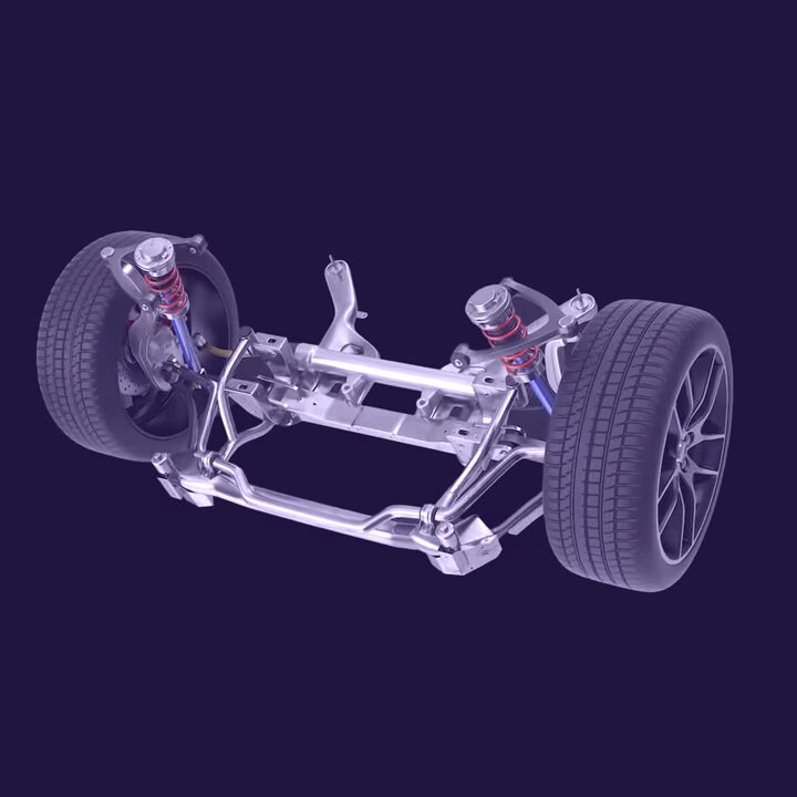 ¿Cómo se llama la suspensión que sube y baja?