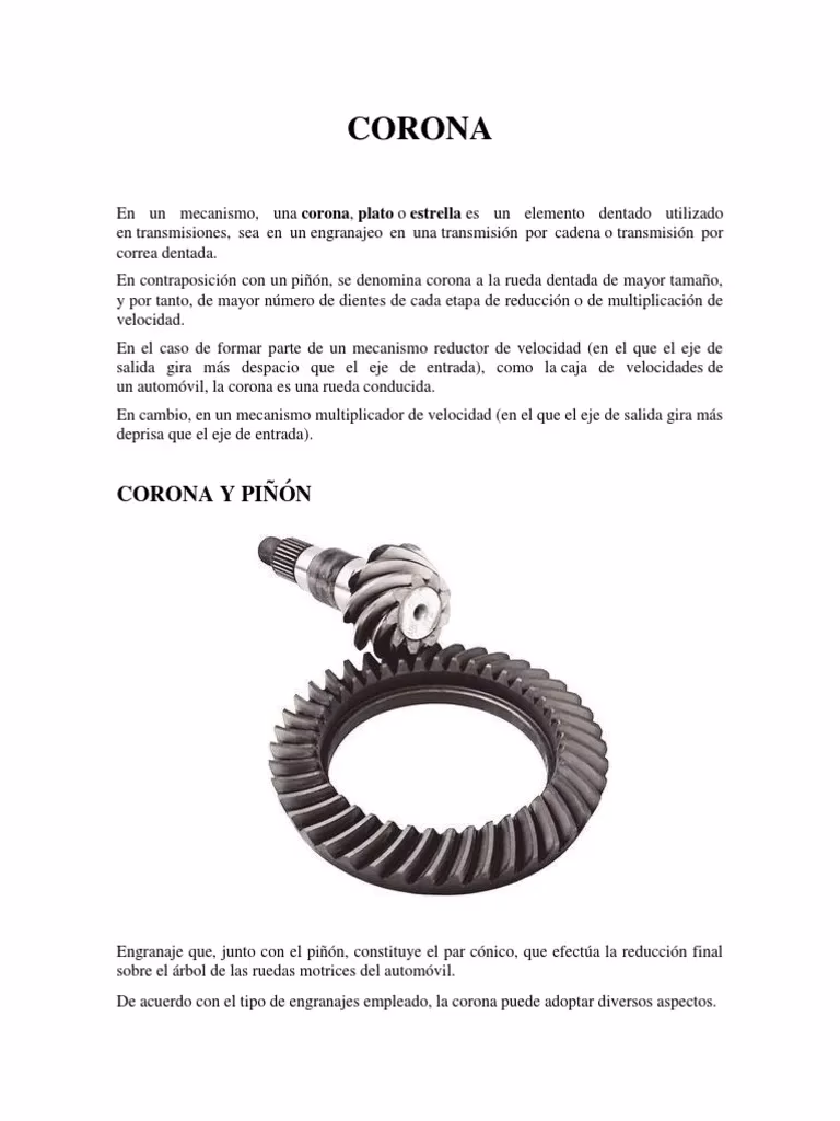 ¿Qué son las coronas dentadas?