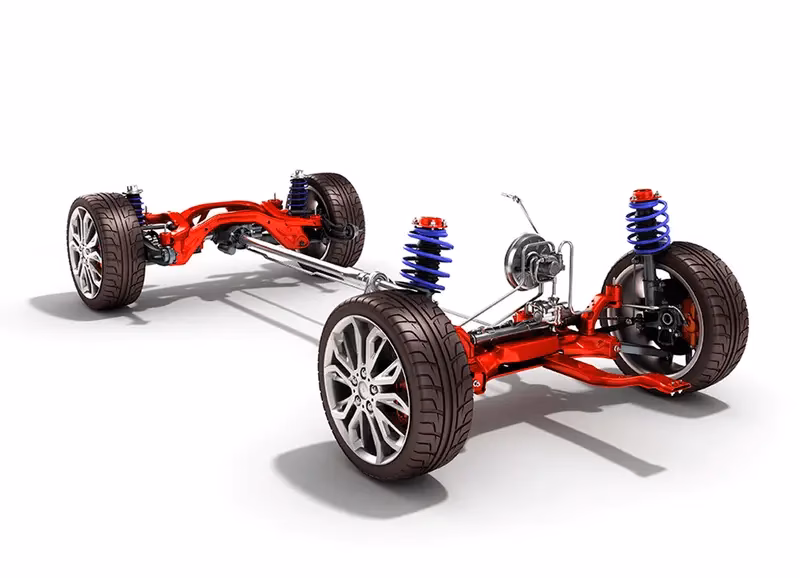 ¿Cuáles son los 4 tipos de sistemas de suspensión?